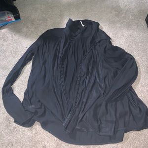 Free people button up blouse